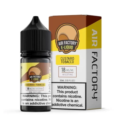 Air Factory Salt Custard Tobacco eJuice - Vape Product; Vape Product, Vape Product