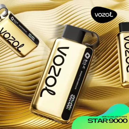 Vozol STAR 9000 Limited "GOLD" Edition Disposable Vape - 9000 Puffs - Cherry Cola (Limited "GOLD" Edition)
