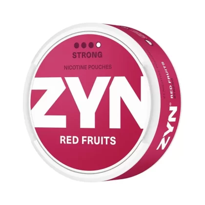 ZYN Red Fruits Nicotine Pouches - Strength#Strong 9mg