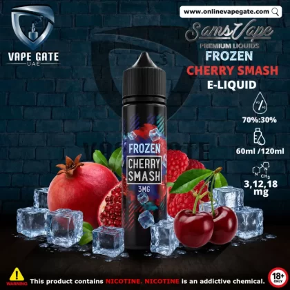 Frozen Cherry Smash E-Liquid - Sam Vapes - 3 mg / 60 ml