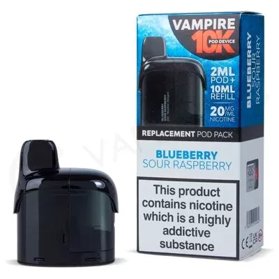 Blueberry Sour Raspberry Vampire Vape 10K Refill Pod