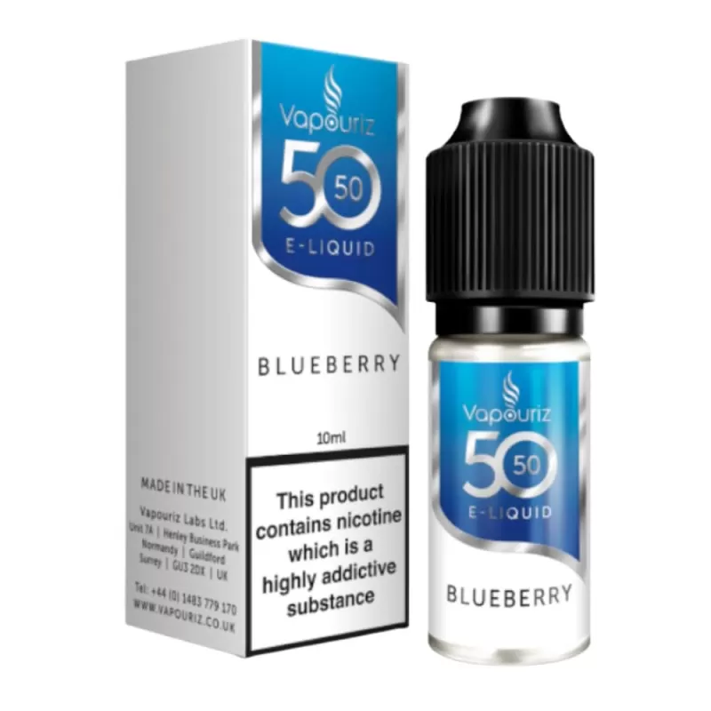 Blueberry E-Liquid 50/50 Series by Vapouriz (10ml)