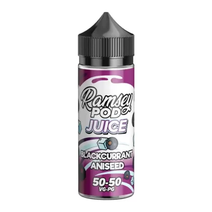 Ramsey Pod Juice Blackcurrant Aniseed E-Liquid Shortfill - Vapestreams Co