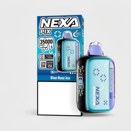 NEXA PIX 35K Disposable Juicy Lock Technology Vape - Blue Razz ICE, Blueberry Slush