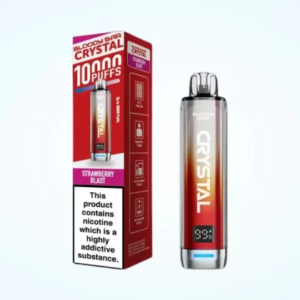 Bloody Bar Crystal 10K Prefilled Pod Kit Strawberry Blast - Ejuicewarehouse