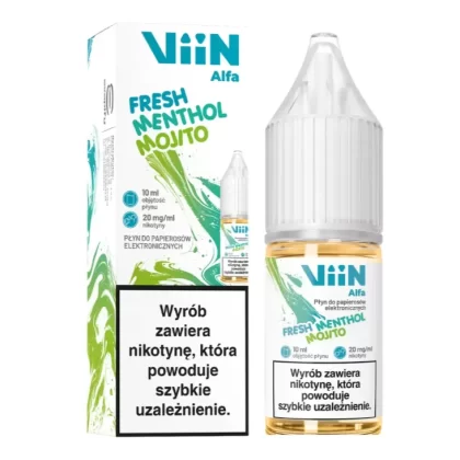Liquid VIIN Alfa Salts 20mg 10ml Fresh Menthol Mojito