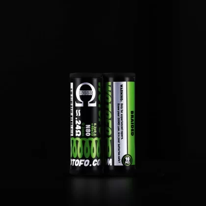 Wotofo Prebuilt Coils - Dual Core Fused Clapton 0.28 ohm 10pcs, Dual Core Fused Clapton 0.38 ohm 5pcs (6290C3)