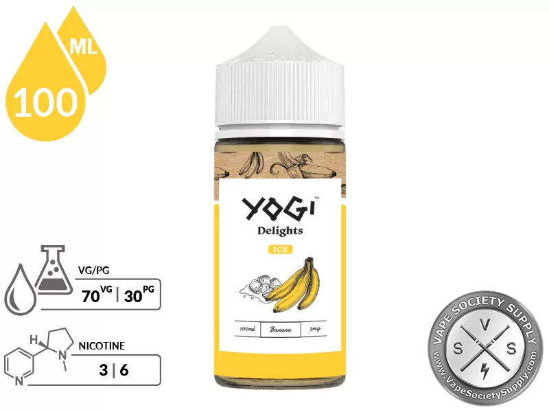 Banana Ice by YOGI Delights 100ml - Image 2