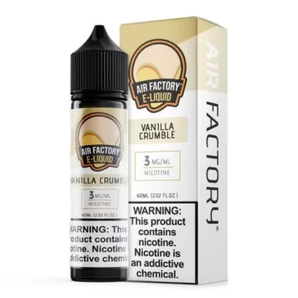 Air Factory Vanilla Crumble eJuice - Vape Product; Vape Product, Vape Product (138100)