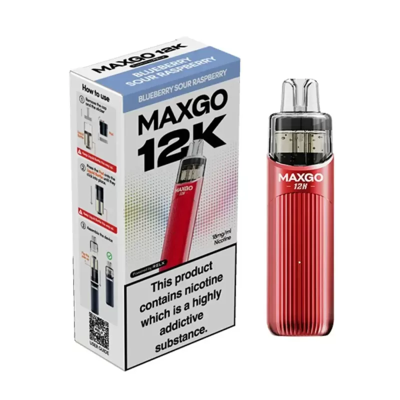 Relx Maxgo 12K Prefilled Pod Vape Kit (Expiry May 2026) - Sweet Strawberry - Image 2