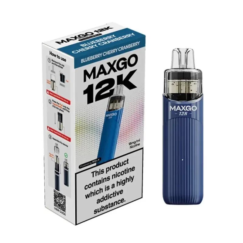 Relx Maxgo 12K Prefilled Pod Vape Kit (Expiry May 2026) - Sweet Strawberry - Image 3