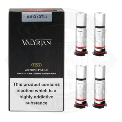 Uwell Valyrian Pod Coil 4 pack - Size#MTL 1.0ohm