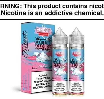 COTTON CLOUDS BY THE FINEST SWEET AND SOUR SERIES 120ML - Vapejuice