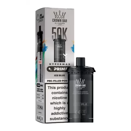 Al Fakher Hypermax Prime 50K Prefilled Pods Ice Blue