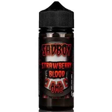 STRAWBERRY BLOOD E LIQUID BY SADBOY E LIQUID 100ML 75VG