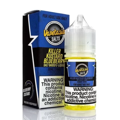 Vapetasia SALTS Killer Kustard Blueberry Vape e-Liquid 30mL - Vape Product, Vape Product