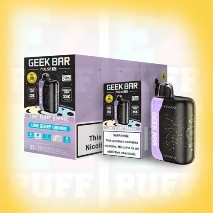 Bulk Geek Bar Pulse X 25K Puffs – Disposable Vapes (5-Pack, All Flavors) Wholesale
