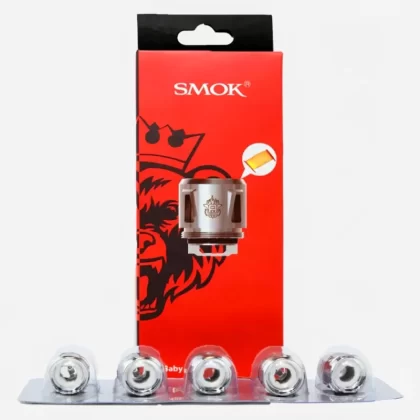 SMOK TFV8 Baby Replacement Coils (5-Pack) Flavor - V8 Baby Mesh 0.15 Ohm, V8 Baby-Q4 0.4 Ohm (735918)