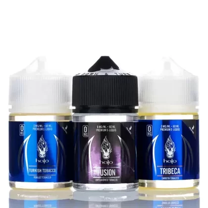 Halo E-Liquid - No Nicotine Vape Juice - 60ml - Fusion Unflavored