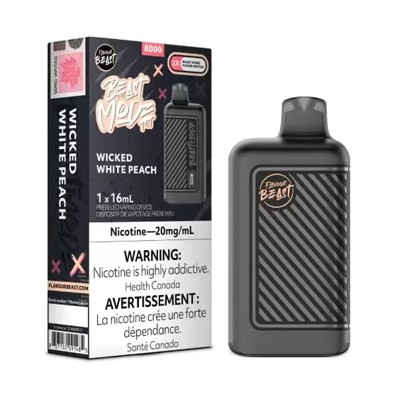 Flavour Beast BEAST MODE 8K – Wicked White Peach