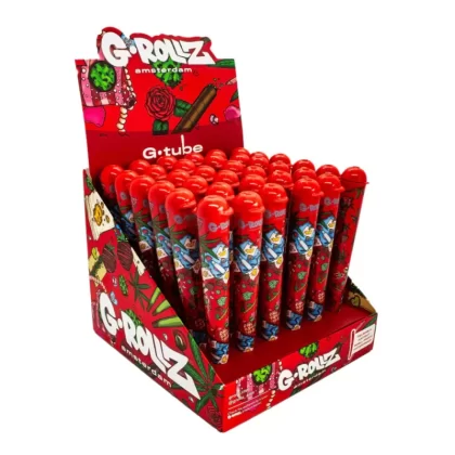 G-ROLLZ Cone Holders - (36pcs) - Reggae Dog Green
