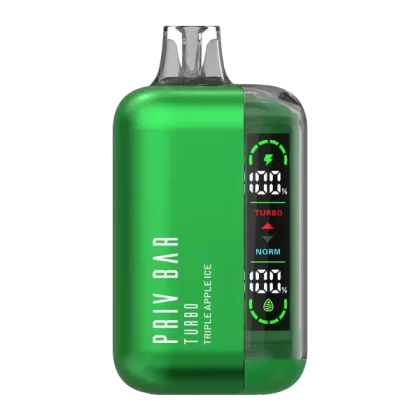 Triple Apple Ice Priv Bar Turbo - Customer Group#Consumer~Nicotine#50mg~Size#Single>5 Pack