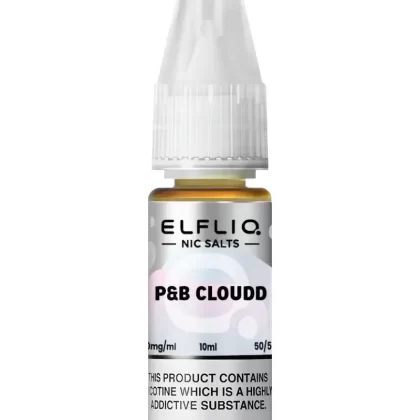 Elf Bar Elfliq P&B Cloudd Nic Salt Vape Juice - Strength 5mg