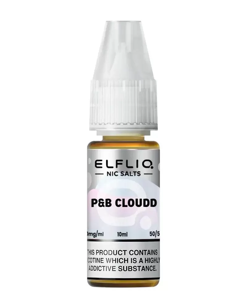 Elf Bar Elfliq P&B Cloudd Nic Salt Vape Juice - Strength 5mg