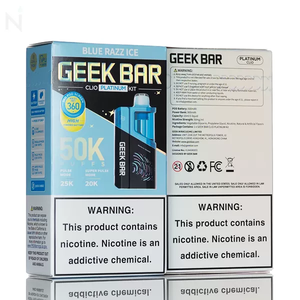Geek Bar Clio 50K Puffs Disposable Kit - Code Red - Image 2