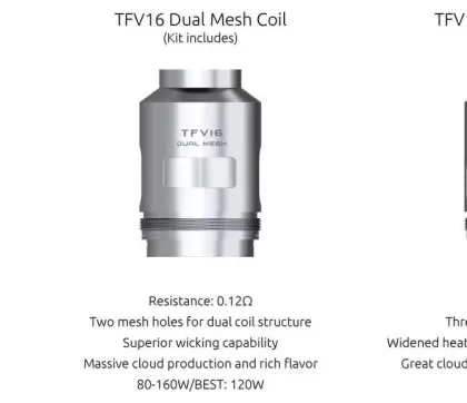 SMOK TFV16 Coils 3pk - Triple Mesh 0.15ohm - Vapeciga