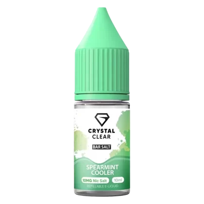 Crystal Clear Spearmint Cooler Nic Salt Vape juice 10ml