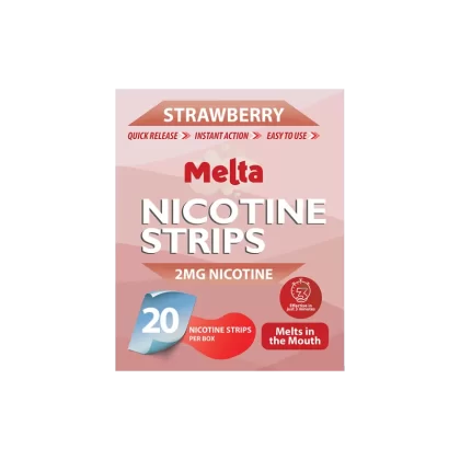 Strawberry Melta Nicotine Strips - Vapeshop Co