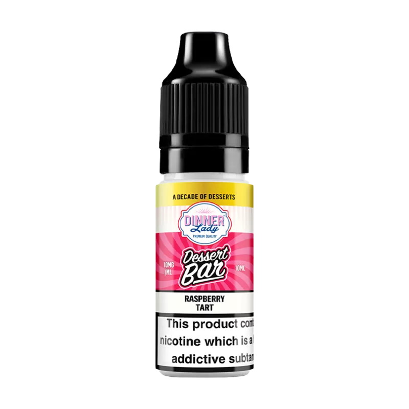Raspberry Tart Nic Salt by Dinner Lady Dessert Bar Range - Vapeshop Co