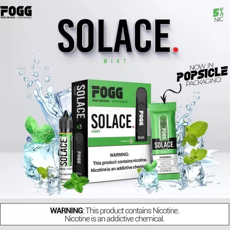 FOGG SOLACE DISPOSABLE PODS-Mint - Ejuicewarehouse