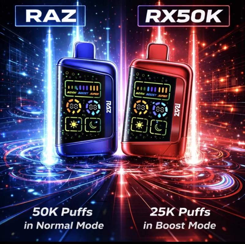 RAZ RX50K - Code Blue (Dew Edition) - Vapeciga - Image 2