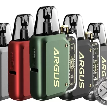 VOOPOO ARGUS P1 20W Pod System - Black, Green (3B478E)