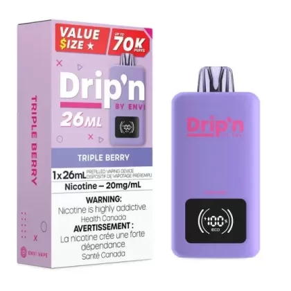 Drip’n by Envi 26ML Disposable – Triple Berry