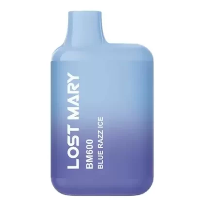 Lost Mary BM600 Prefilled Pod Vape Kit - Flavour#Blue Razz Cherry>Blue Razz Ice>Blue Sour Raspberry>Cherry Ice>Lemon Lime>Mad Blue>Menthol>Peach Ice>Strawberry Ice>Straw Kiwi