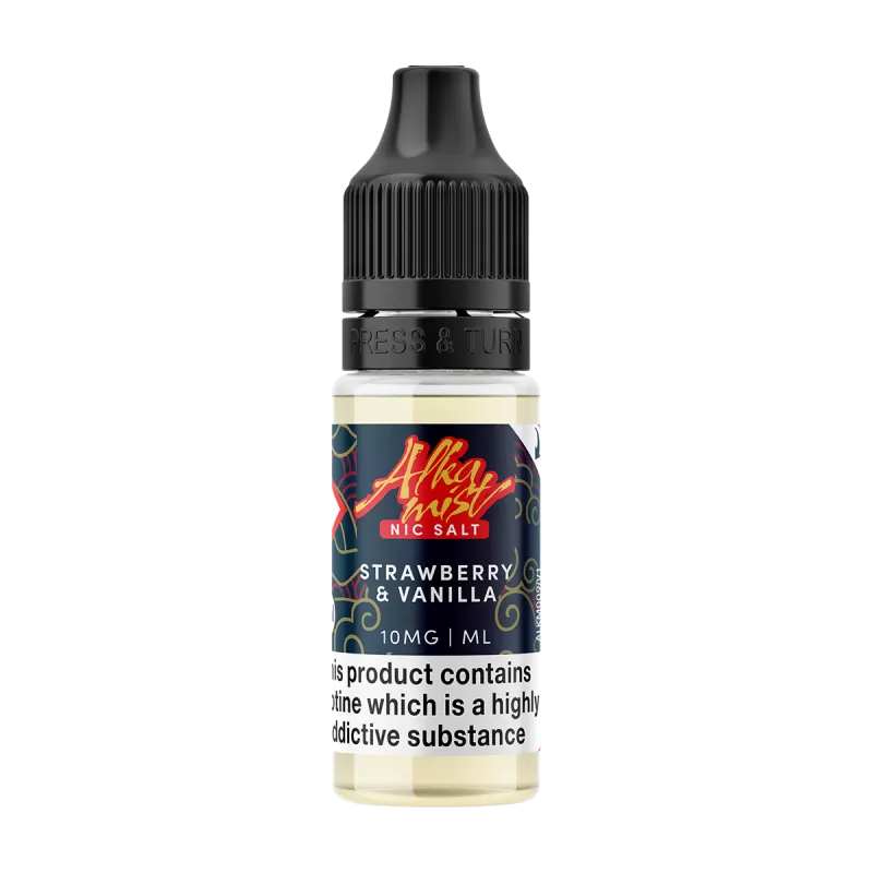 Strawberry & Vanilla Nic Salt by Alka Mist 10ml - Ecigwizard