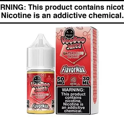 WATERMELON CHERRY BY VOODOO JOOS FLAVORMAX SALTS 30ML - Vapejuice