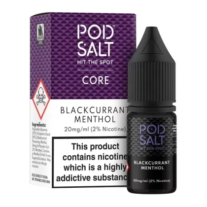 Blackcurrant Menthol Nic Salt By Pod Salt - 11mg