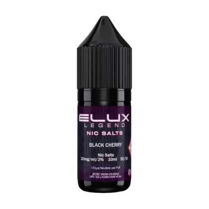 Black Cherry Nic Salt by Elux 10ml - 10mg - Vape Product