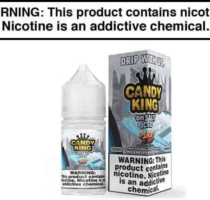 PEACHY RINGS ICED BY DRIP MORE ON SALT 30ML - Vapejuice