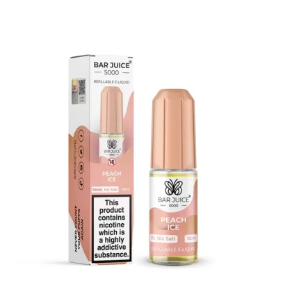 Peach Ice Bar Juice 5000 Nic Salts e Liquid 10ml – TPD - Vapestorm Co