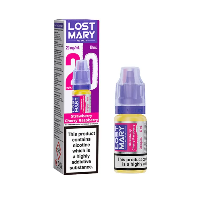 Strawberry Cherry Raspberry Nic Salt E-Liquid by Lost Mary - Ukecigstore