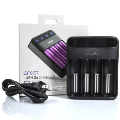 Efest Lush Q4 Battery Charger - Vape Store
