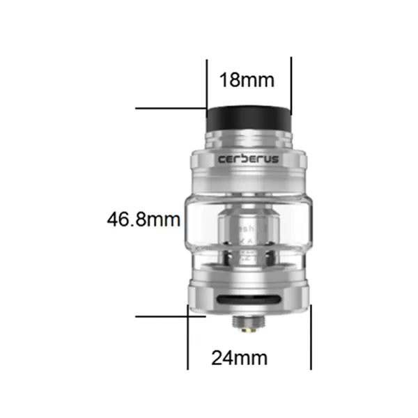 Geekvape Cerberus Sub- Ohm Tank with 5.5ML Atomizer - Black - Image 3