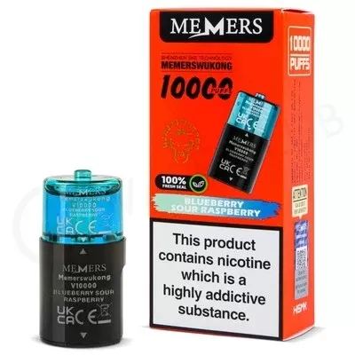 Blueberry Sour Raspberry Memers Wukong V10000 Refill Pack