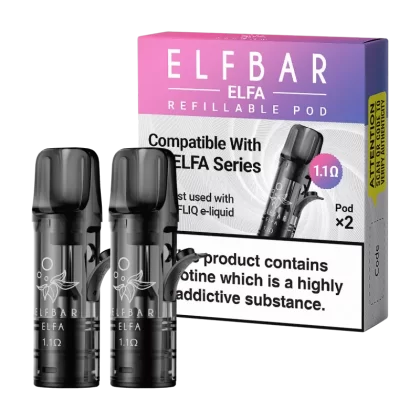 Elfbar Elfa Refillable Pods - 1.1 Ohms - Ecigwizard