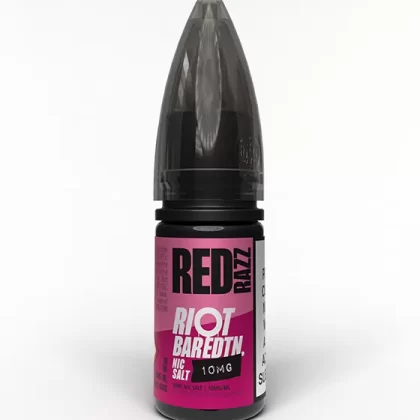 Red Razz Nic Salt E-Liquid - Riot Bar Edition - 20mg - PG 60%
